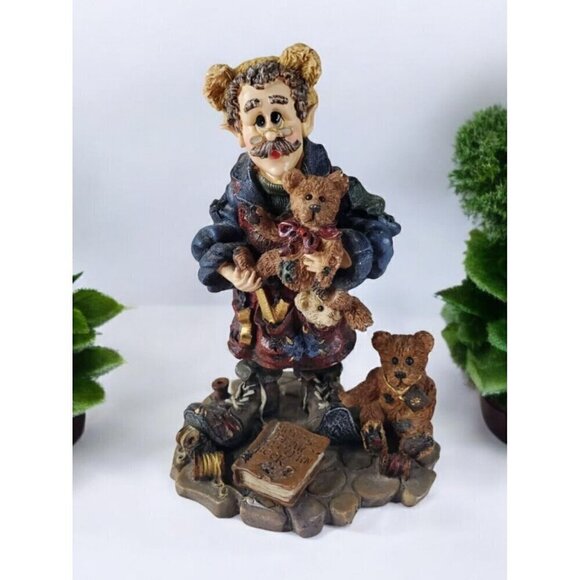 Boyds Bears & Friends Wee Folkstone collection, "Bean...The Bearmaker Elf" 1997 - Picture 1 of 9